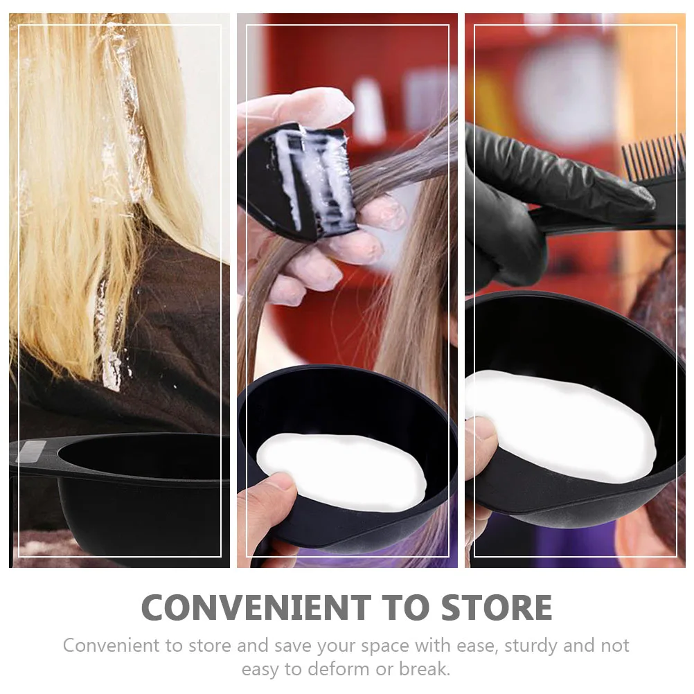 

5Pcs Hair Dye Container Reusable Mixing Bowl for Tint Application Salon Quality Portable Efficient Easy Clean Design