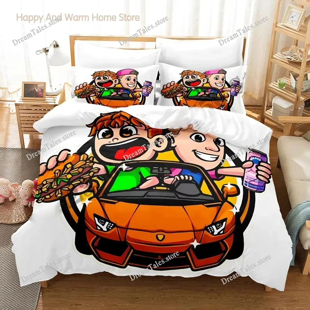 2025 Burgerpommes Icrimax Bedding Set Single Twin Full Queen King Size Bed Set Bedroom Duvetcover Sets Anime Bed Sheet Set