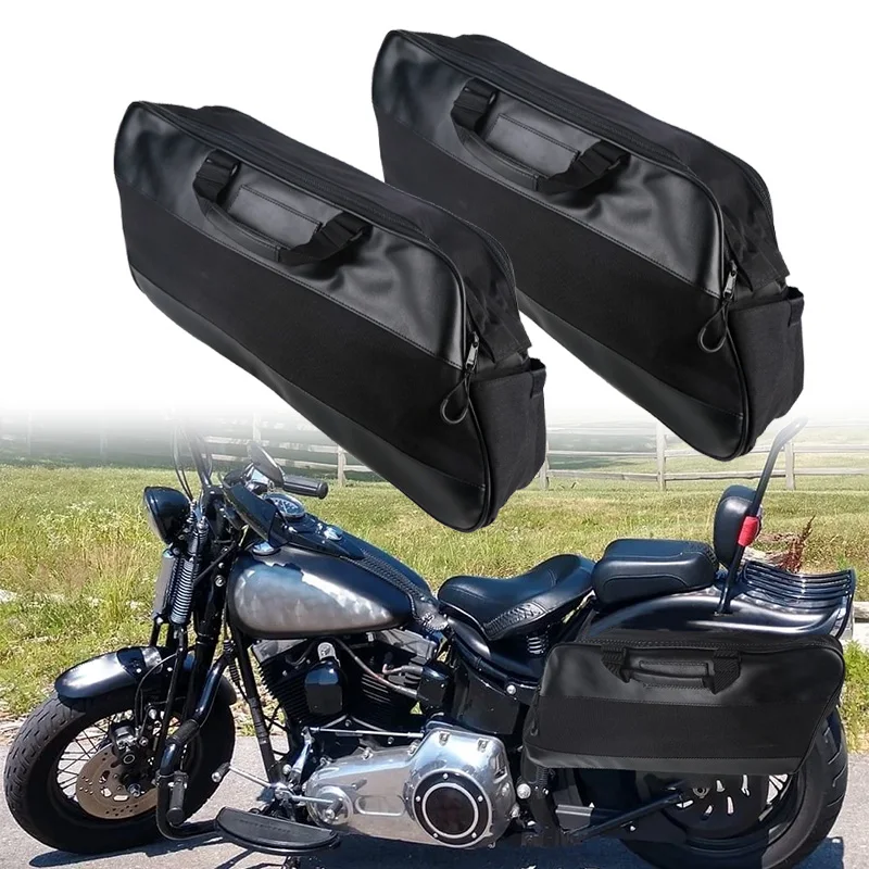 

Motorcycle Saddle Bag Luggage Rack Liner Saddlebag Tour Pack For Harley Touring Models 1996-2009 2010 2011 2012 2013 Accessories