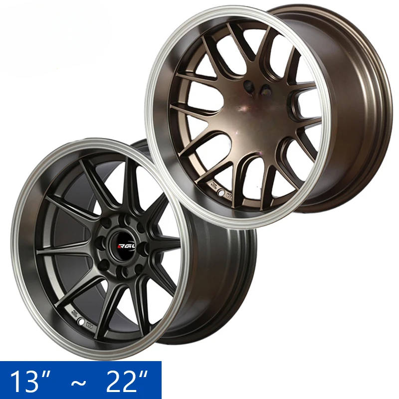 five hole mag car rim 14 15 16 17 18 20 22 inch wheels 5x100 5 holes 4 lug 100 aluminum alloy wheel rims 5x114.3 for car 4*100