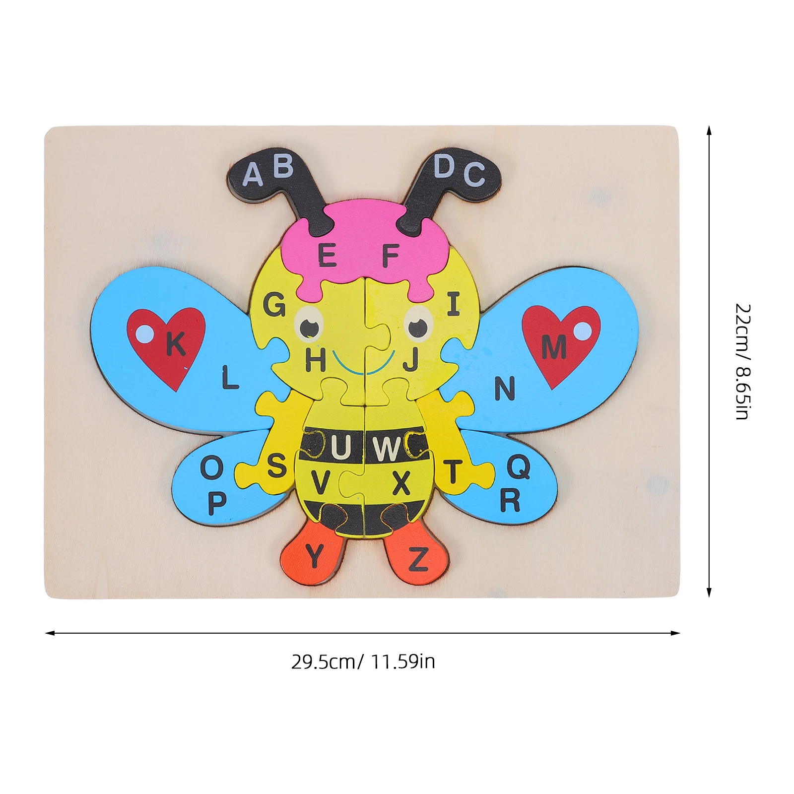 Vroeg onderwijs houten puzzel 36 stukjes kleurrijk cognitief leerspel voor kinderen hersenontwikkeling educatief hulpmiddel