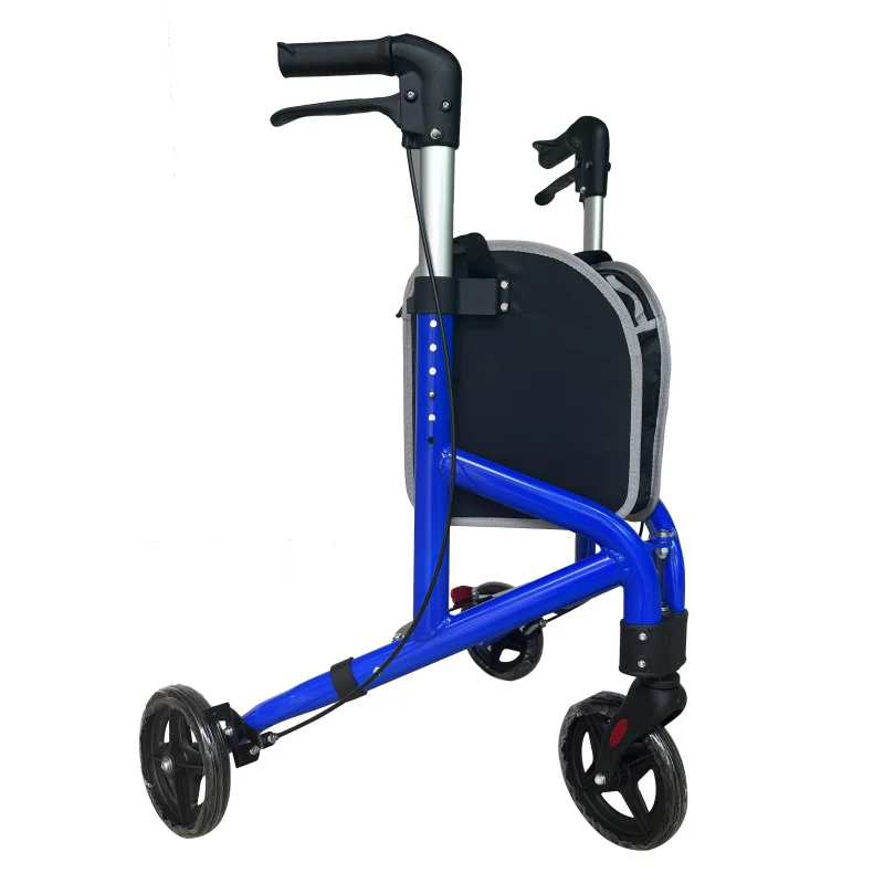 custom.Three Wheels  Rollator /Lightweight Folding Rollator Shopping Cart TRB01