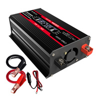 Car Inverter Converter 12V to 110V/220V LCD Display 4000W Vehicle Power Inverter Modified Sine Wave Charge Converter