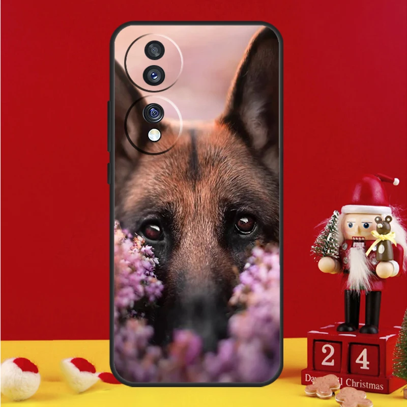  German Shepherd Dog Case For Honor Magic 6 Pro Magic 5 Lite 50 70 90 X6 X7 X8 X9 X6a X7a X8a X9a X8b X9b Cover