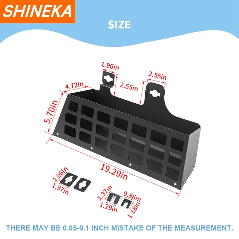 

SHINEKA металлический ящик для хранения в багажнике автомобиля, модифицированный стеллаж для хранения хвостового ящика для Chery Jetour Traveler T2 2023 2024, аксессуары для интерьера