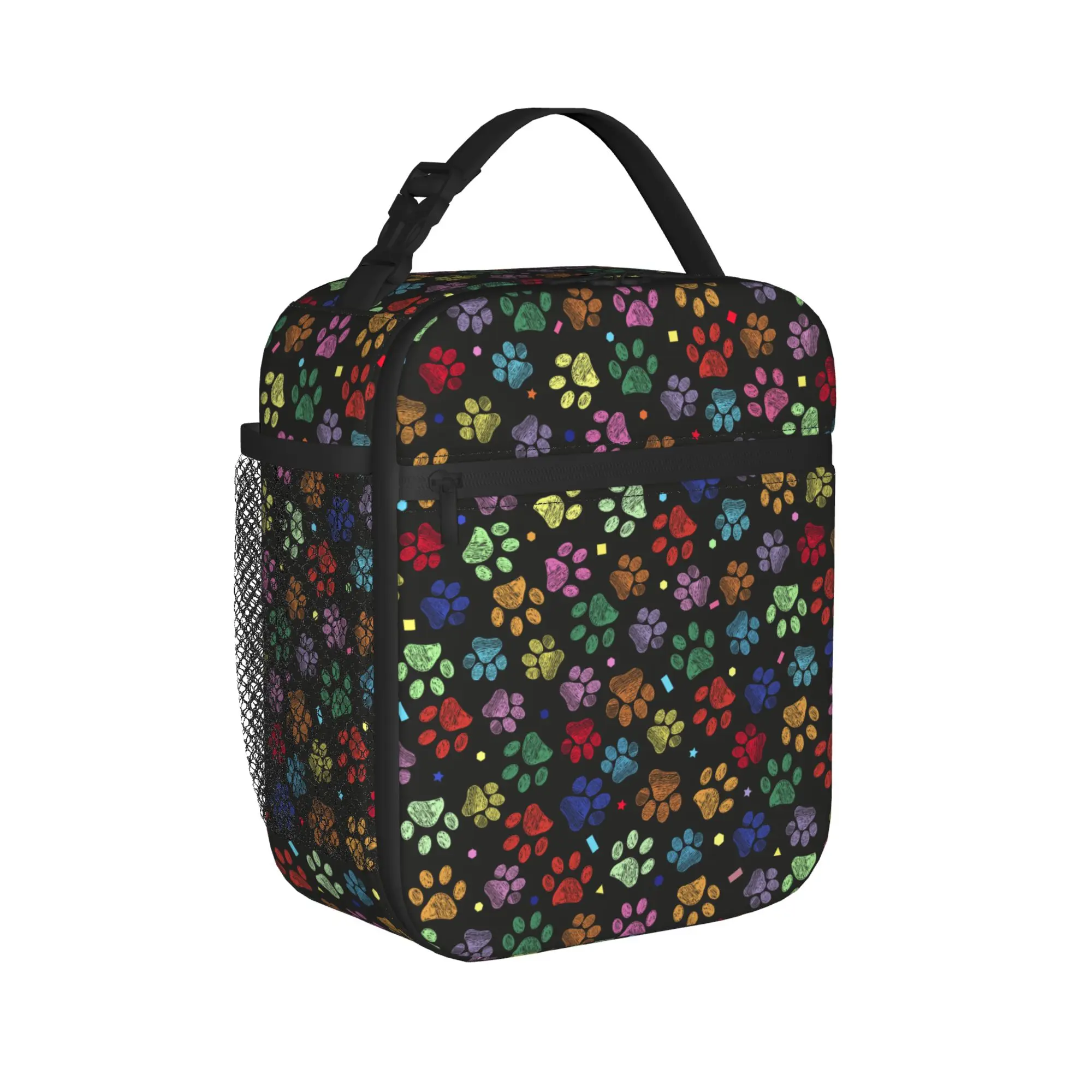 Cute Animal Paw Pattern Thermal Insulated Lunch Bag for Picnic  Portable Food Container Bags Thermal Cooler Food Box