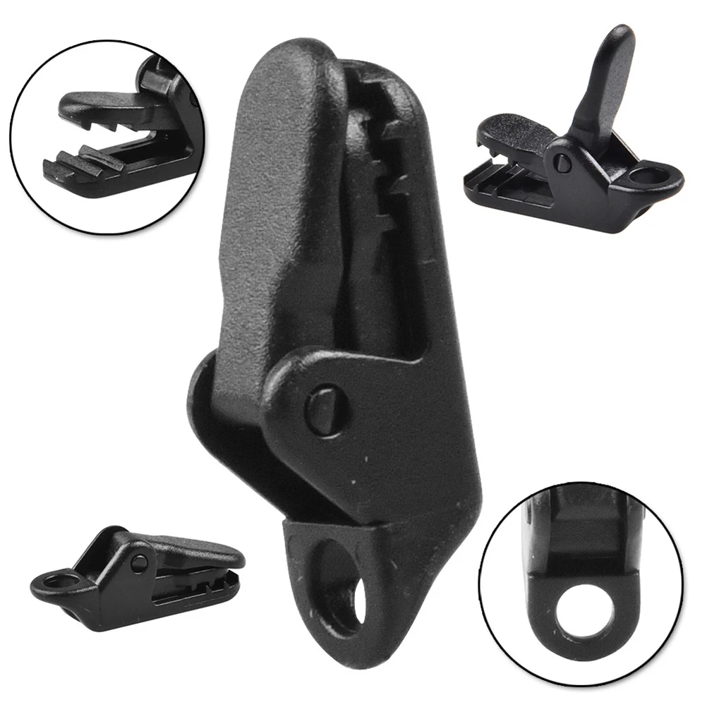 

20pcs Heavy Duty Tent Clips Tarp Fastener Clamp Compact Lightweight Durable Outdoor Camping Accessories Unique Design for Thick