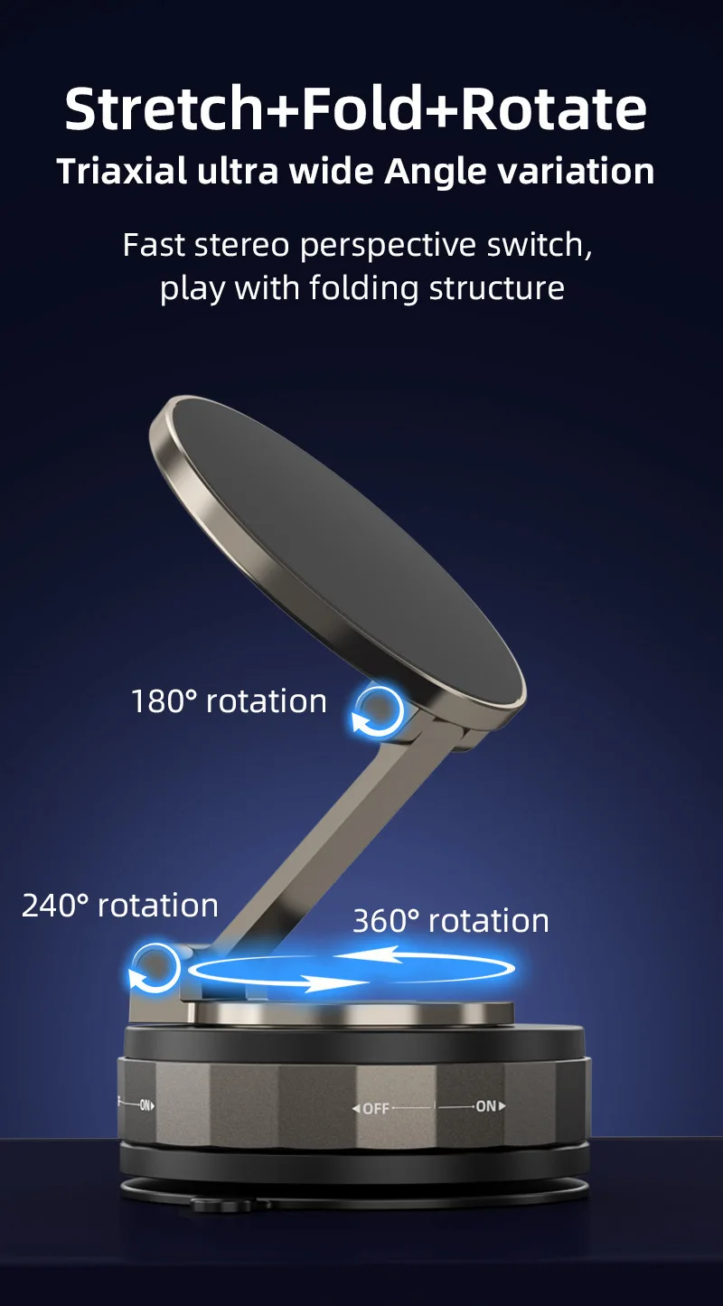 Magnetic phone holder details