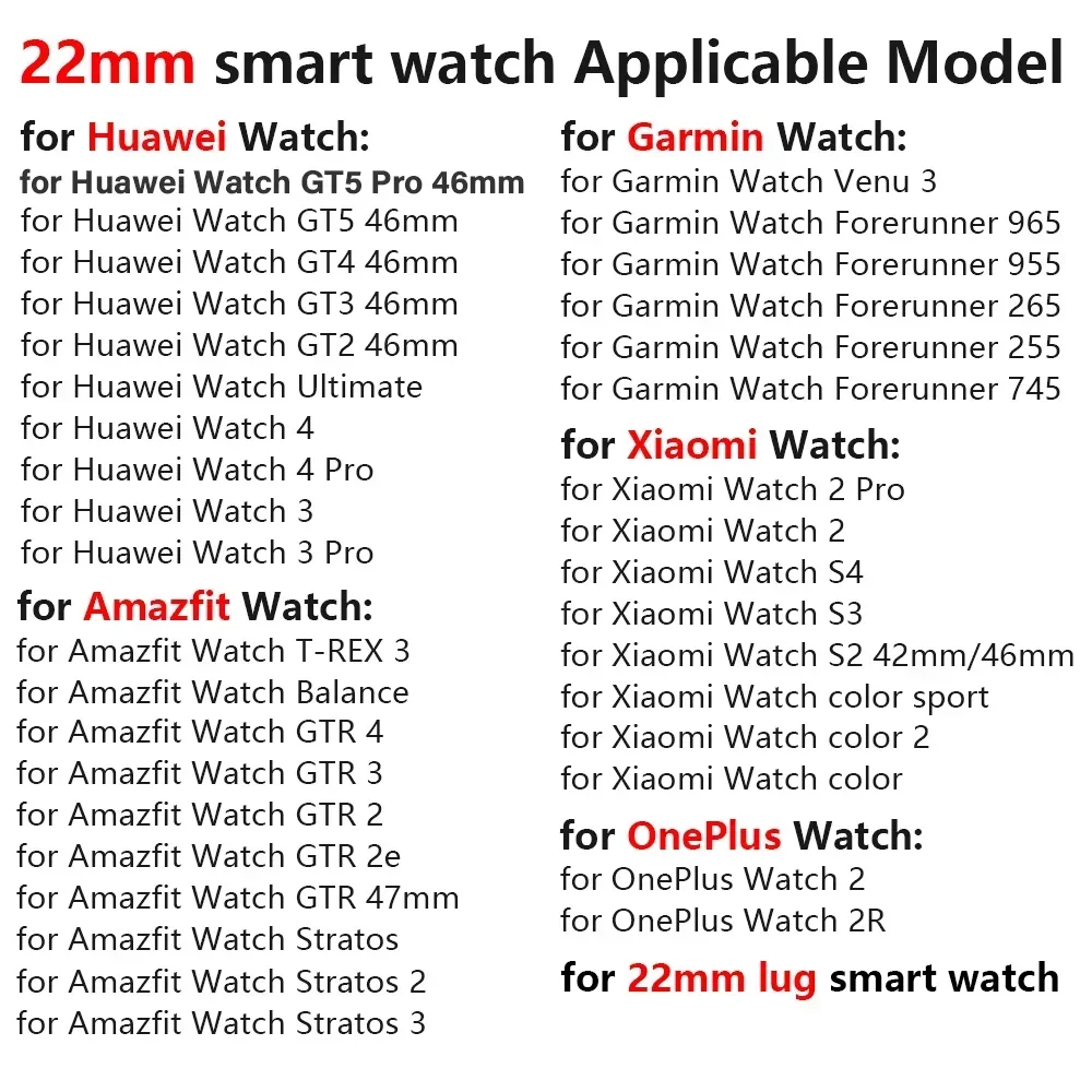 22mm Luxury Metal Bracelet for Huawei Watch GT5/4 5/3Pro 46mm Stainless Steel Band for HUAWEI WATCH Ultimate 4 4Pro Strap Correa
