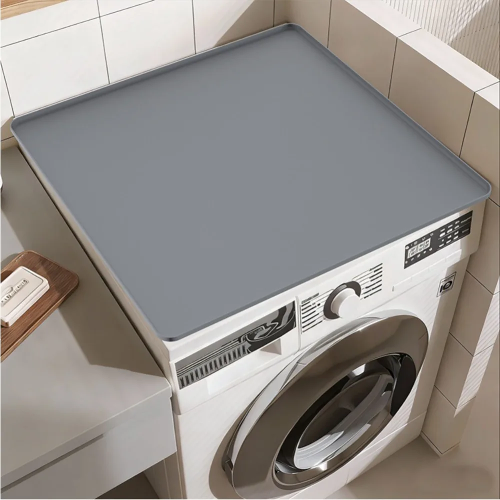 Kitchen Can Be Wiped and Washed 60 * 60CM Washing Machine Top Protective Pad Pet Silicone Dust-proof Protective Pad
