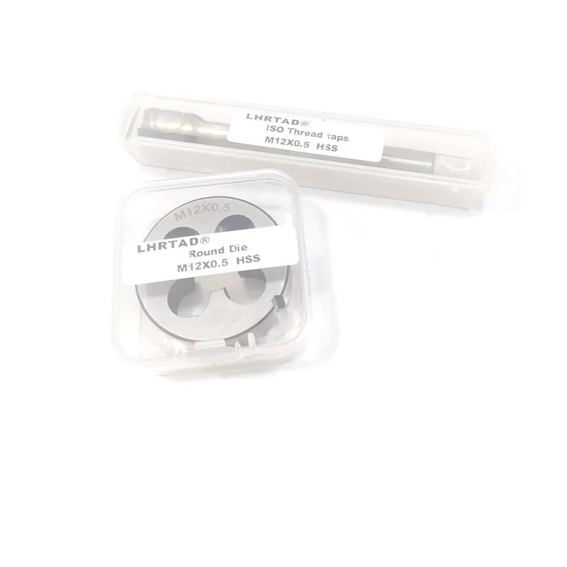 Imagem -05 - Conjunto de Torneira de Rosca e Matriz M12x0.5 Mão Direita Hss Metric Hand Tap Die M12 x 0.5 Conjunto de Kit de Reparo de Rosca M12x0.5 mm