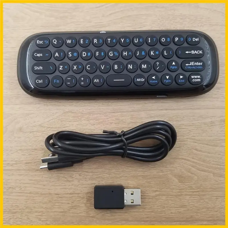 Q1JF 2.4G Wireless Air Mouse Keyboard Remote Contrôle 2 en 1 pour HTPC