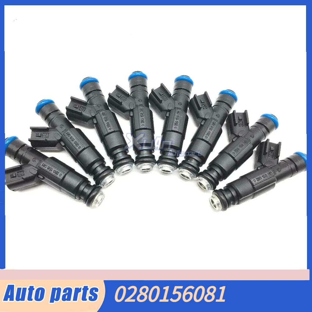 

0280156081 Car Fuel Injectors Nozzle 8pcs For Mercruiser V8 350 MAG 5.0 4.3 6.2 885176 For Volvo