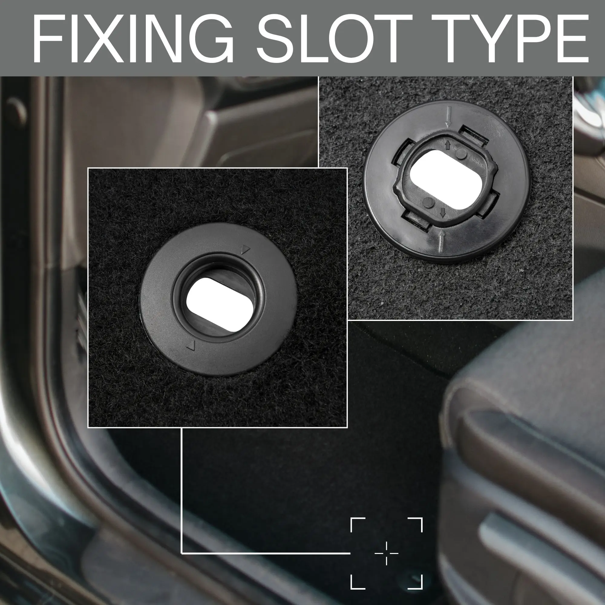 Картина 5: Автомобильные велюровые коврики передние для Toyota Avensis III T27 станция универсал с подъемником седан (2009-2018) -Черный (2 шт)