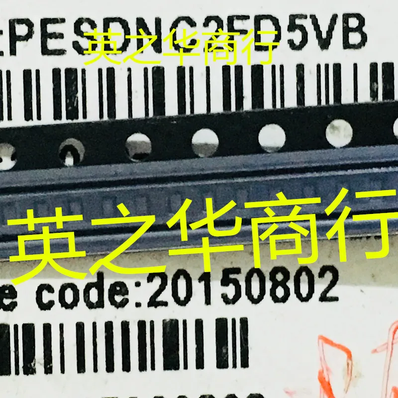 Proteção eletrostática Diodo, Original, Novo, PESDNC2FD5VB, DFN1006-2
