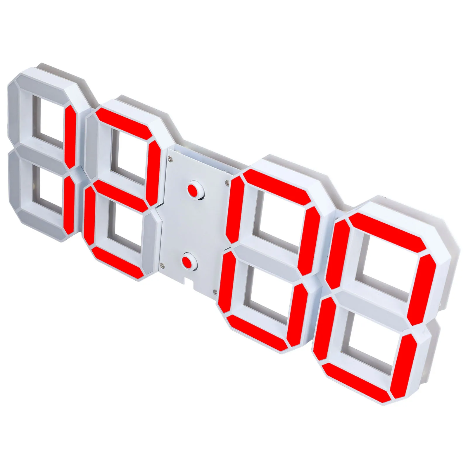 Relojes de pared LED 3D Diseño tridimensional Reloj electrónico multifunción Controles por aplicación Pantalla clara 100-240 V para decoración