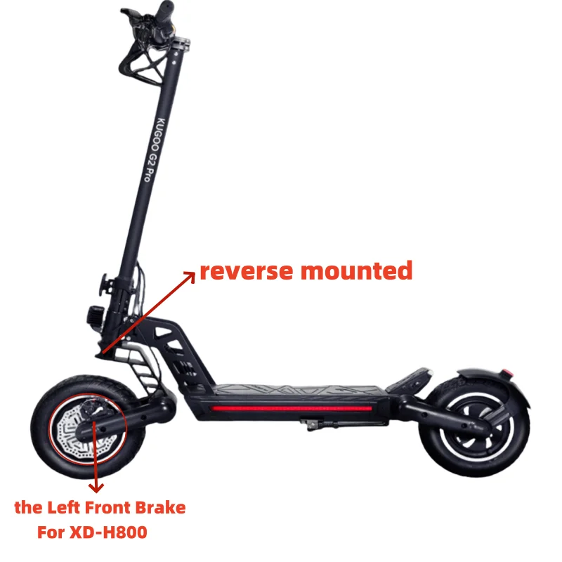 XOD Elektrofahrrad-Roller-Bremsen, wasserdicht, 2-polig, XD-H800/XD-H880, Abschaltung der Bremse für KuKirin G2, G2MAX, G3PRO, G4, M4, G5 – Detail 13