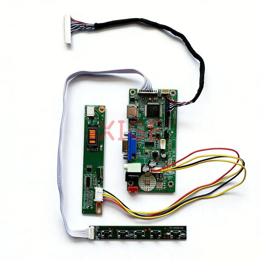 

Плата привода контроллера ЖК-монитора подходит для LTN141P4 LP141E2 LTN141P2 HT14P12 1400x1050 HDMI + VGA LVDS 30-контактный 1-CCFL 1400*1050 DIY Kit