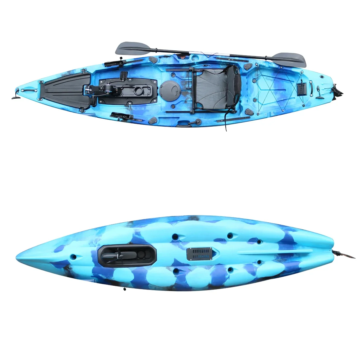 2023 Vicking Newest 12ft Kayak Flap Pedal Propeller Pedal System, Racing Fishing Kayak