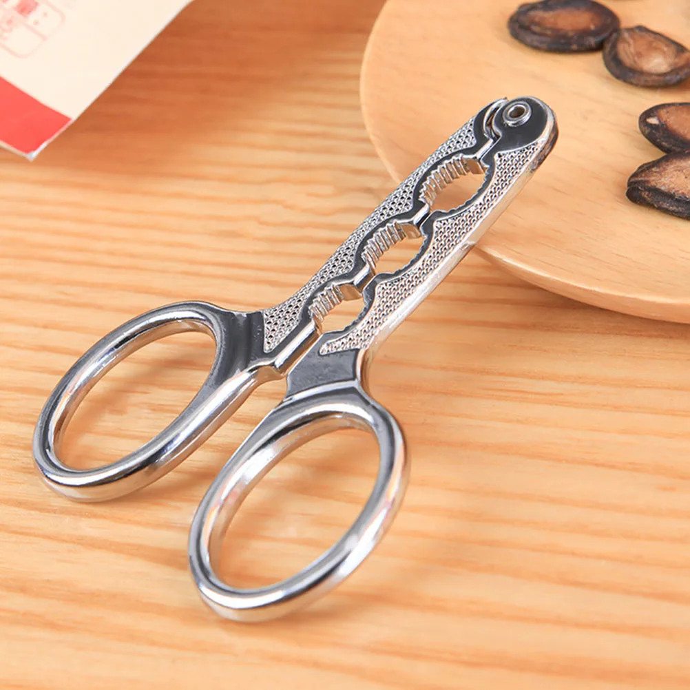 

Ergonomic Melon Seed Pliers Stainless Steel Nut Cracker Pine Nut Scissor 9Cm Sheller Tool Sunflower Seeds Torreya Clamp Pumpkin