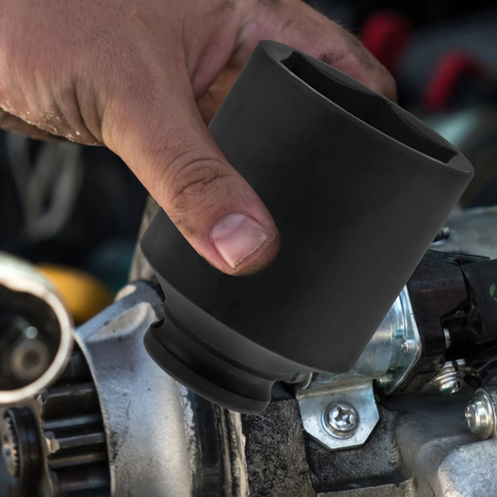 1/2 محرك تأثير المقبس مجموعة عميق المقبس أداة مفتاح الربط للحفر الكهربائي عزم دوران عالي مساحة ضيقة قوي خفيفة الوزن اليد المدمجة