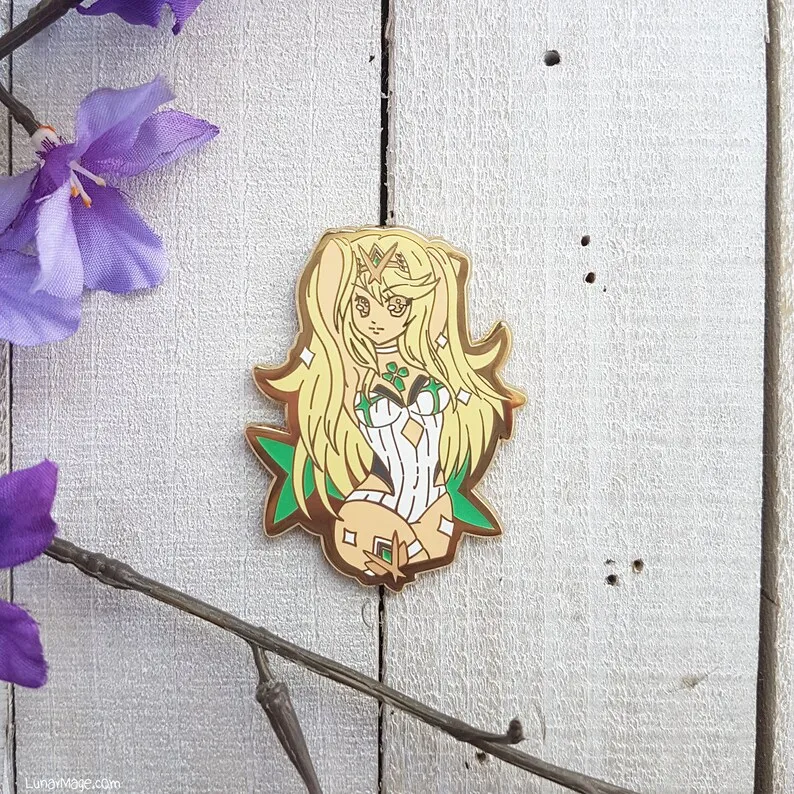 Xenoblade Chronicles 2 Swimsuit Hard Enamel Pins