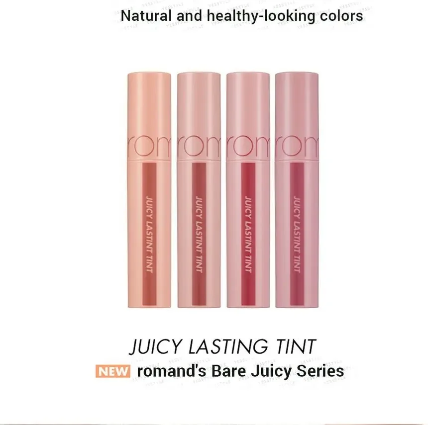 

ROMAND JUICY Korean Makeup Lip Glaze Mirror Lipgloss Silky Smooth Tint Moisturising Lip Gloss Professiona Rare Beauty Cosmetics