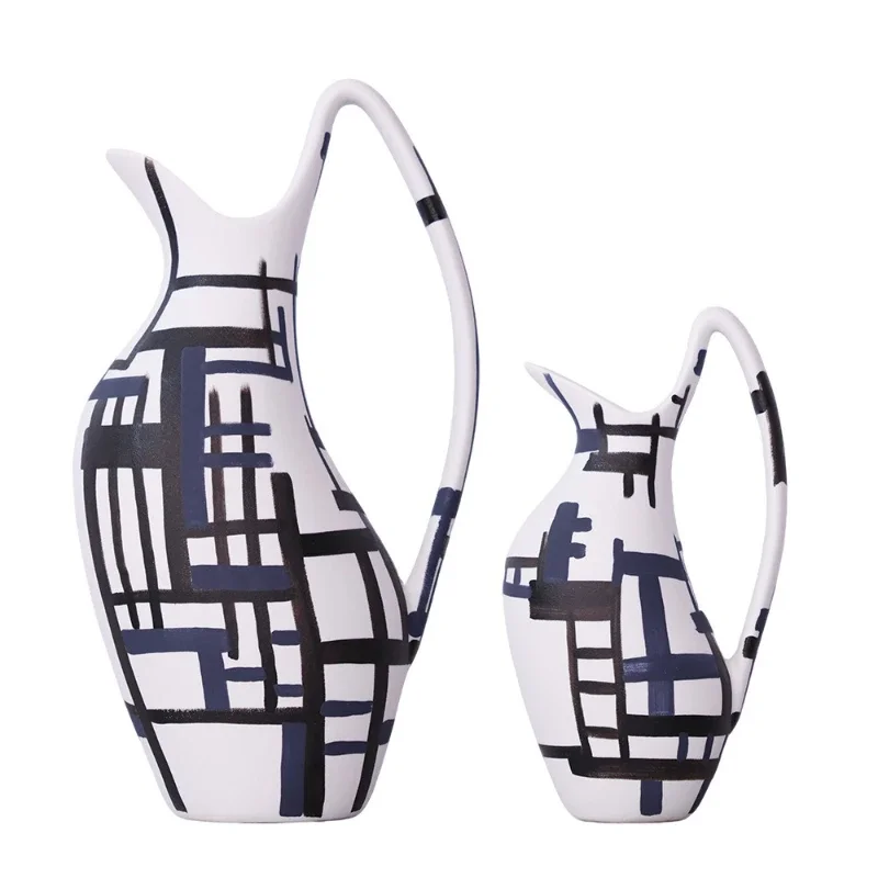 

Model room living room creative single ear flower arrangement ornament