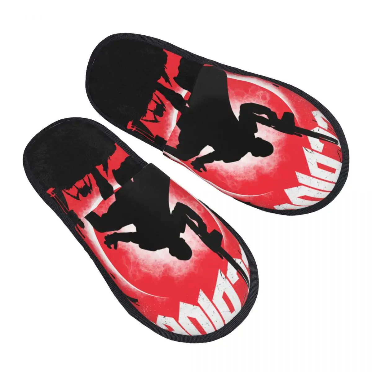 Custom H-Helldivers Video Game Soft Scuff With Memory Foam Slippers Women Bedroom House Shoes