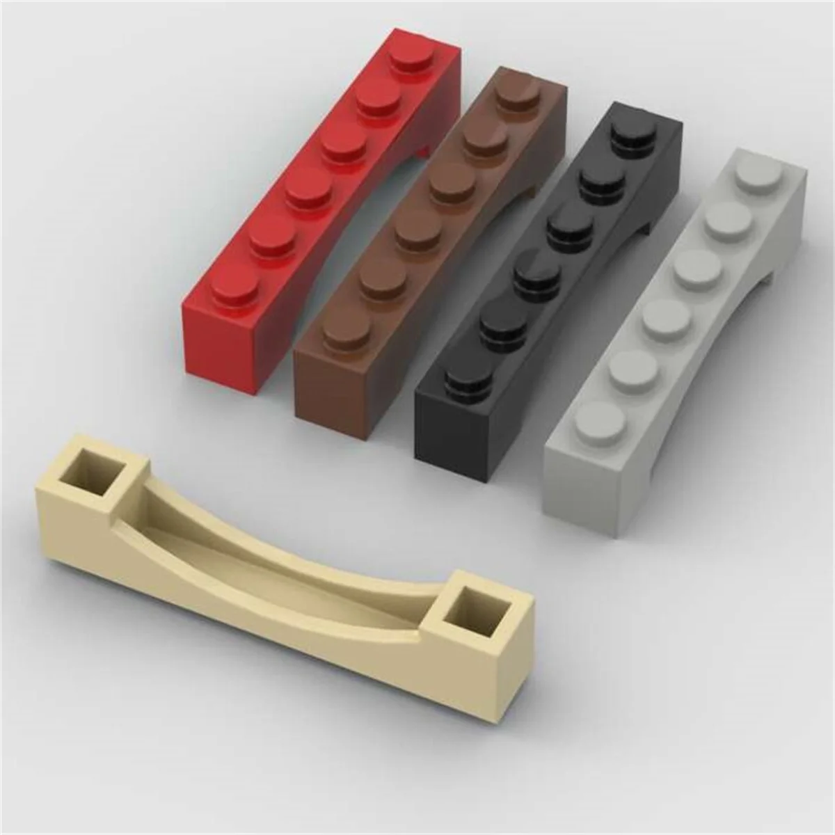 10 Stück Puzzle-Teile 92950 Bogen 1x6 Bausteine Set Erhöhtes Haus Ziegelstein 3455 DIY Montage-Spielzeug Geburtstagsgeschenk