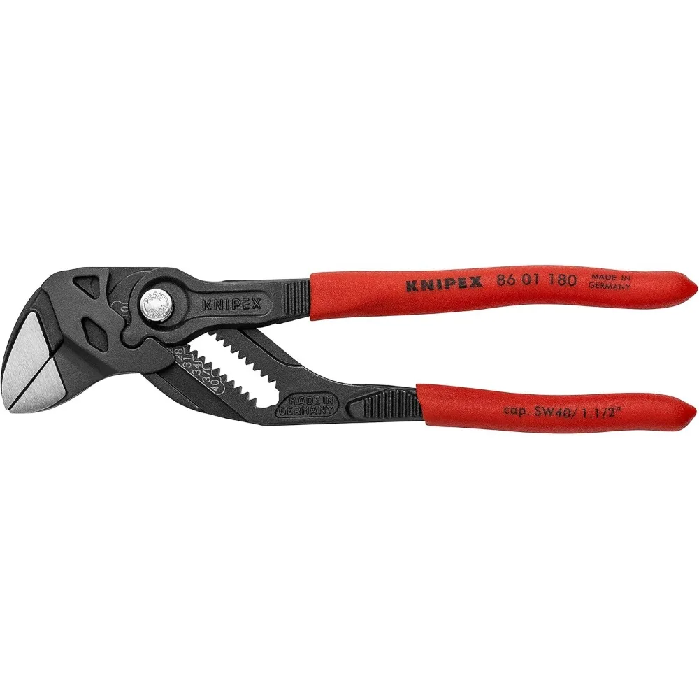 Adjustable Wrench with Black Coating, 7.25-Inch Length