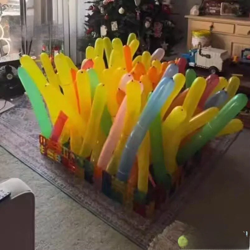 

Утолщенный большой воздушный шар-ракета для рождественских сюрпризов, украшения для праздничных сцен, летающий и издающий звуки, товары для праздничных торжеств