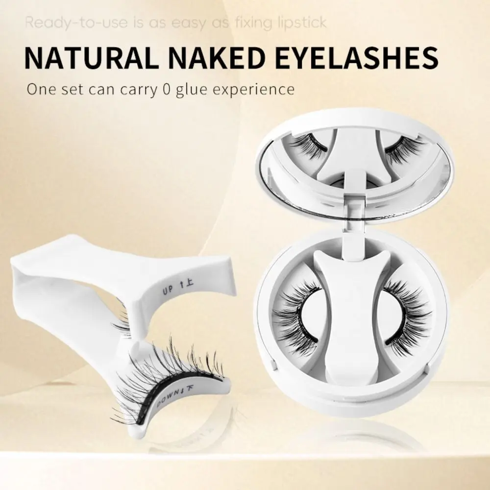 

With Applicator Magnetic Lashes Set No Glue Needed Integrated Storage Box False Eyelashes Kit Reusable Comfortable