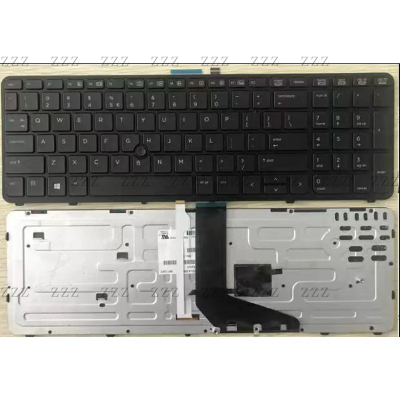ZZ For HP ZBook 15 G1 17 G1 15 G2 17 G2 Backlit Keyboard With Pointer