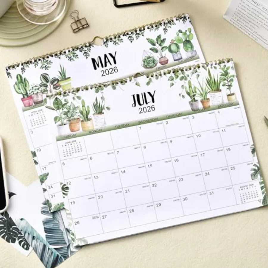 2026 Calendar 2026 Wall Calendar Jan. 2026 Dec. 2026 12Month Calendar 15