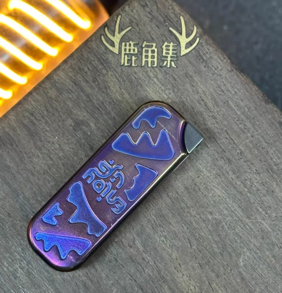 

Б/у EDC WM Q Zirconium Purple fidget slider: Игрушка-антистресс