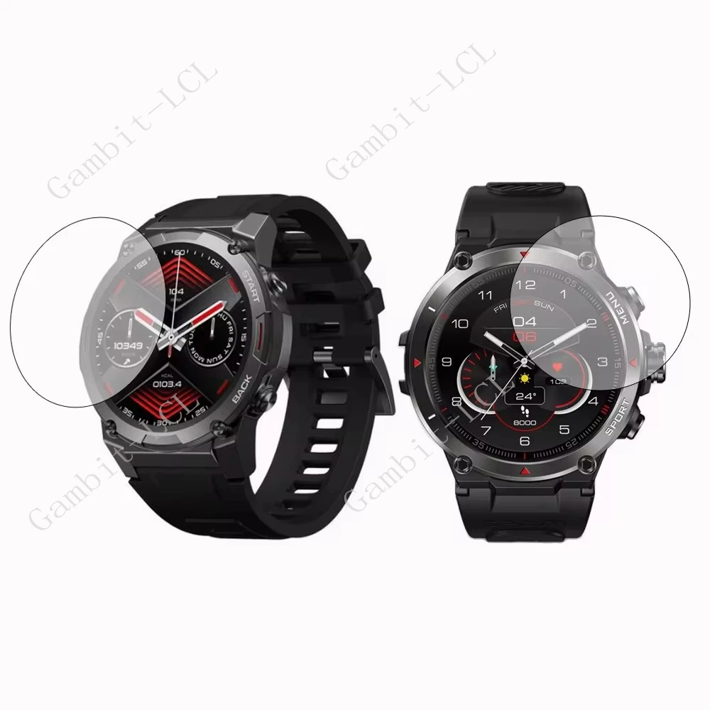 9H Original Smartwatch Hard Tempered Glass For Zeblaze Stratos 3 GPS SmartWatch 1.43'' Smart Watch Screen Protector Cover Film