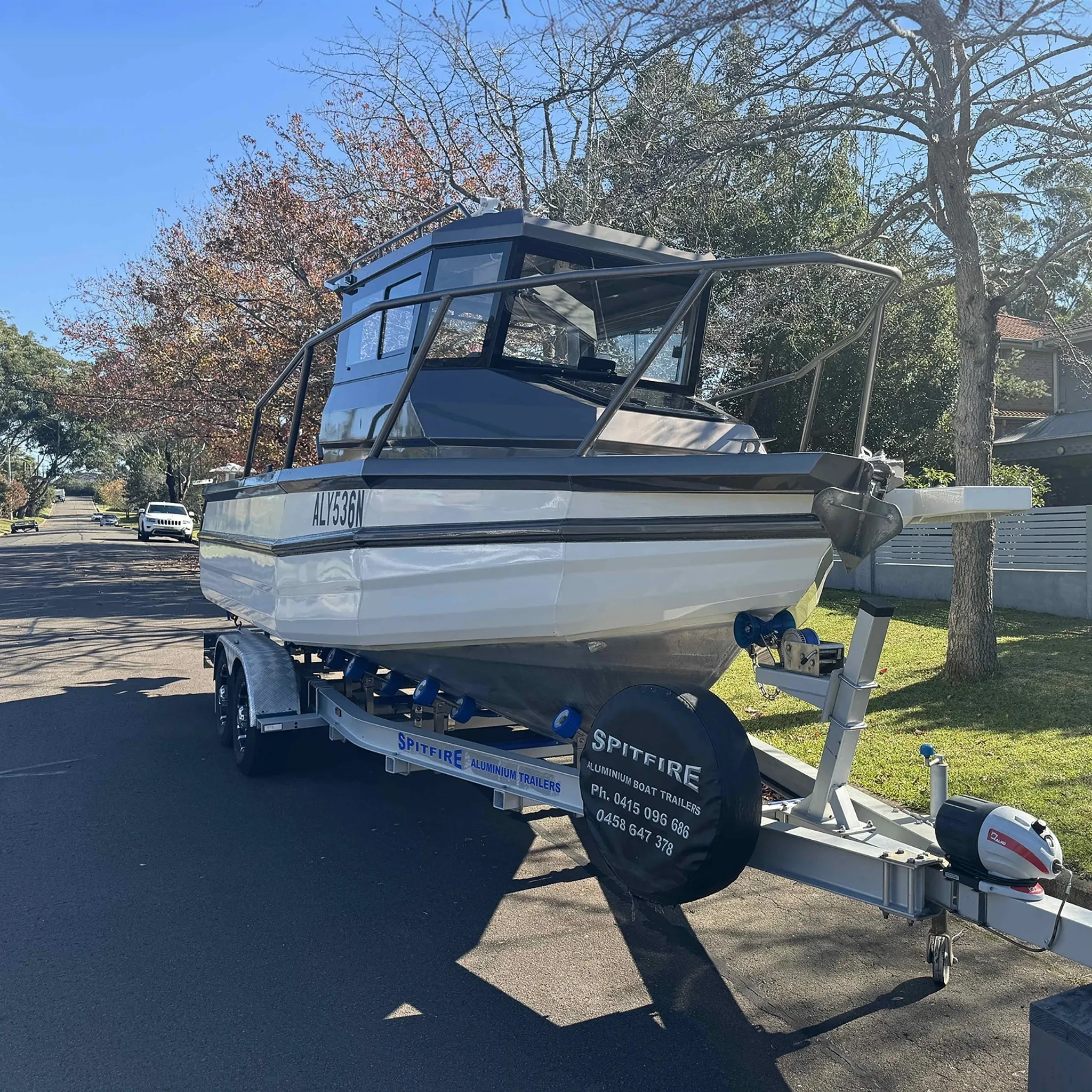 20ft 6m All Welded High Speed Outboard Cabin Cruiser Small Yacht Aluminum Sport Fishing Boat for Patrol & Entertainment