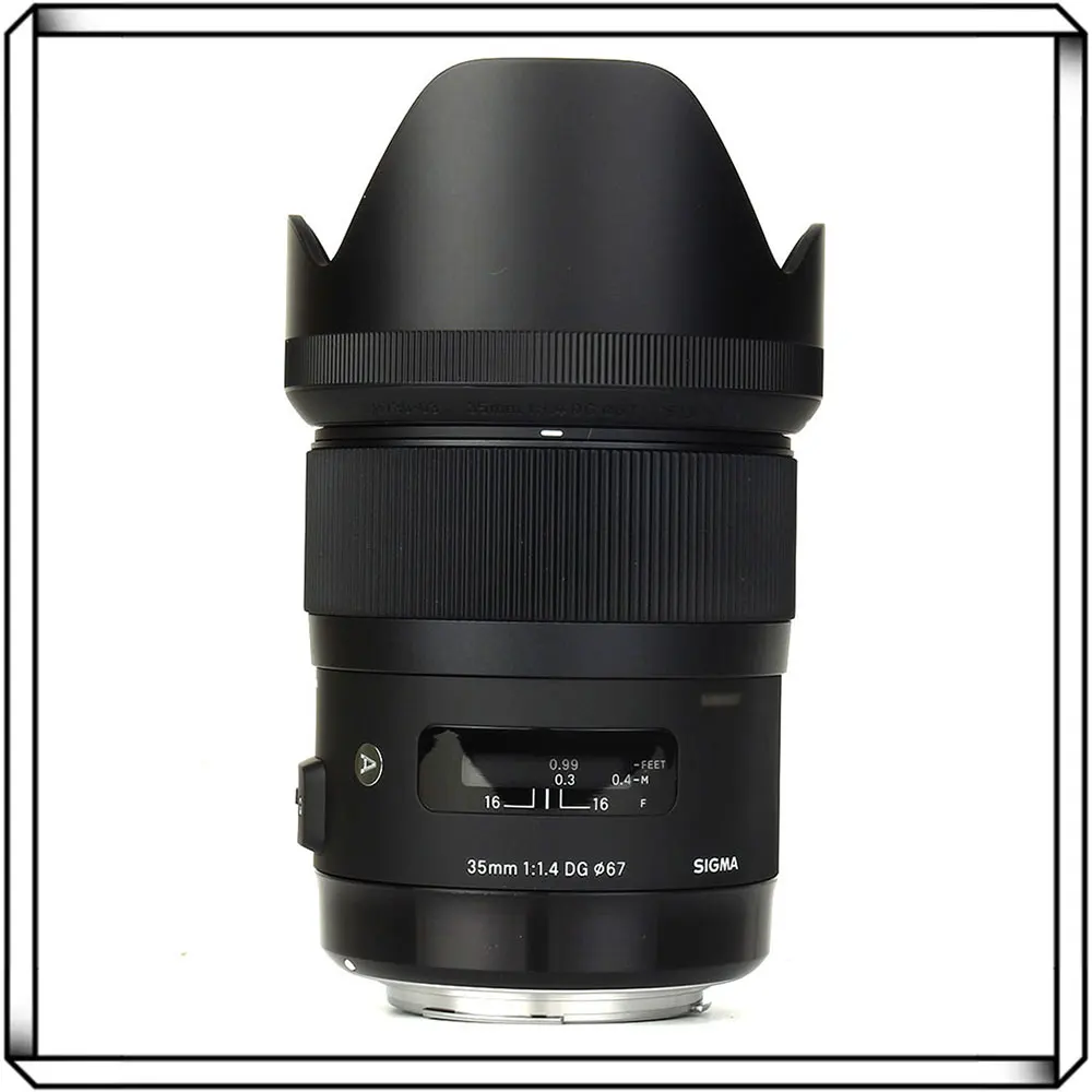 Sigma 35mm F1.4 DG HSM Art Lens Full Frame 35mm F1.4 Prime Lens For Canon Mount or Nikon Mount or Sony E Mount