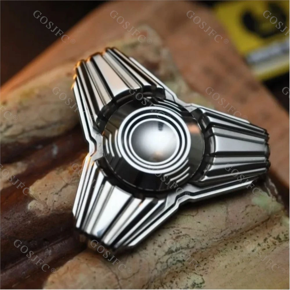 Pangolin Studio&KAIS Geen randgevoel Fidget Spinner Stress Relief Speelgoed Roestvrij staal Fidget Speelgoed voor volwassenen