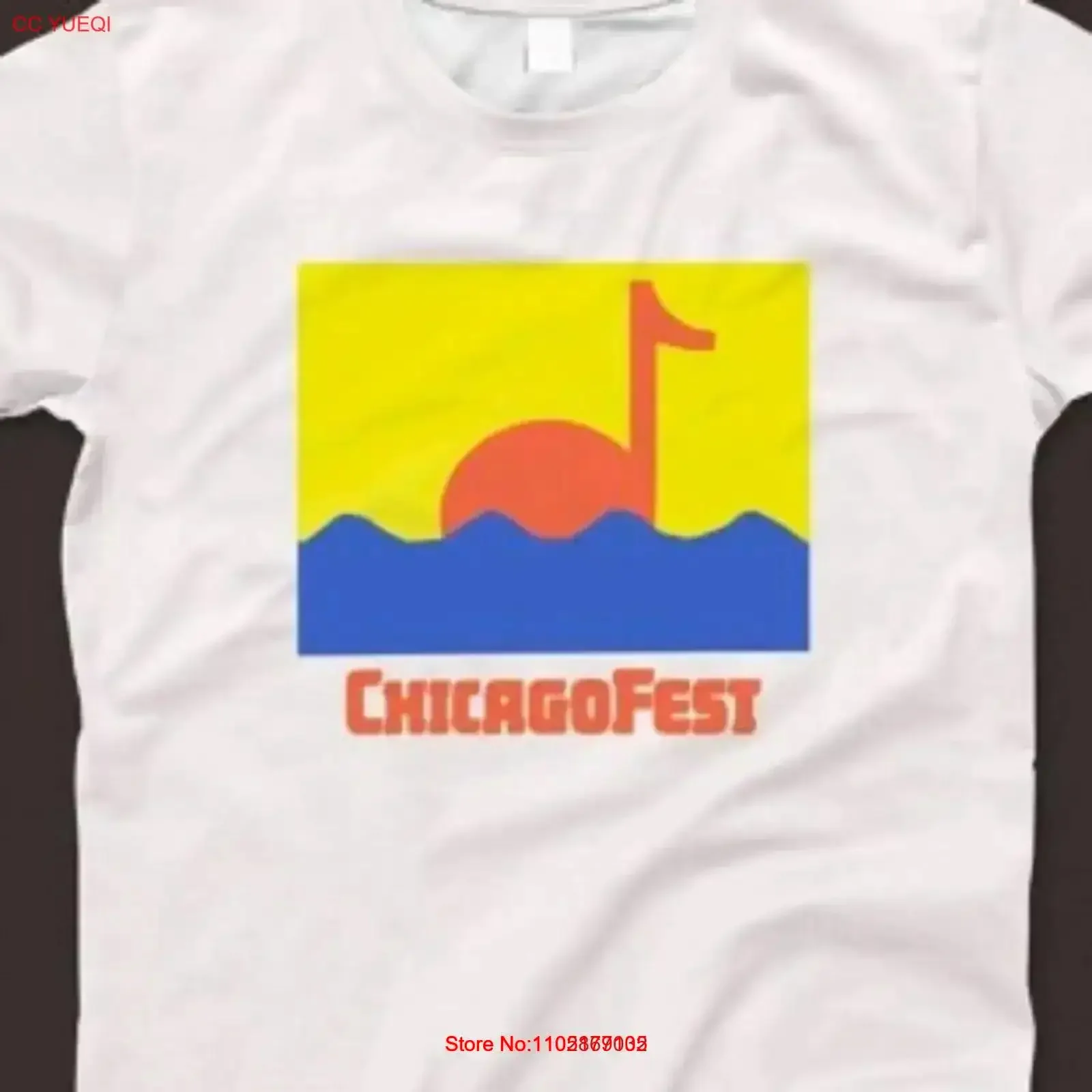 12 تي شيرت ريترو شيكاغو لمهرجان الموسيقى 1978 1983 تي شيرت عتيق مغسول متعدد الاستخدامات للارتداء اليومي ملابس الشارع الشهير #1