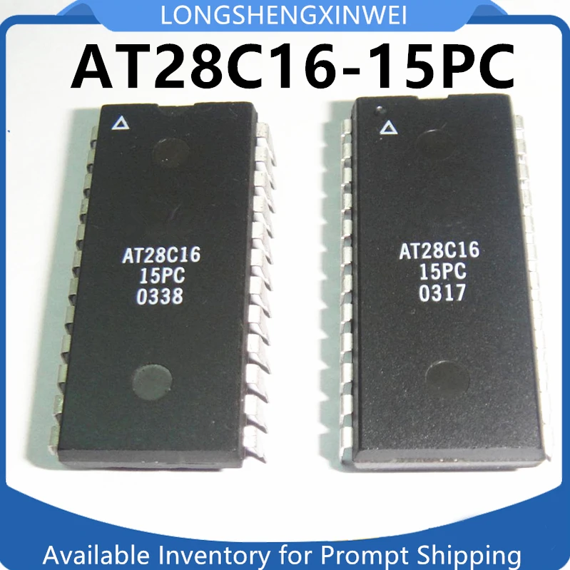 12PCS New AT28C16-15PC AT28C64-15PC DIP24