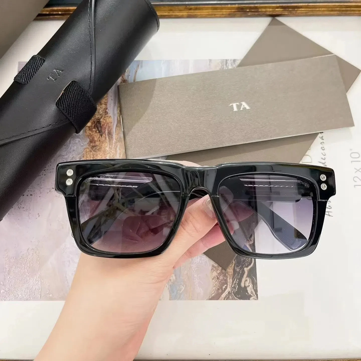 

Original For LIANGCHENDIT DT DTS434 Premium Polarized Men Sunglasses Top Quality Luxury Designer Leisure Women Couple Eyewear