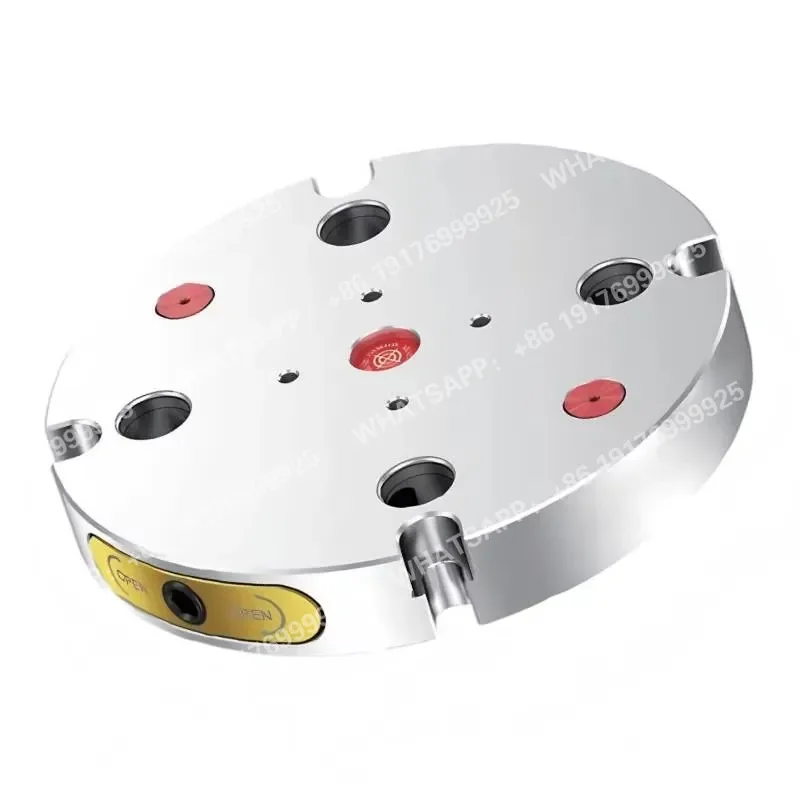 Round Zero Point Clamping Pallet Quick Change CNC Workholding 5-Axis Vice Clamping Fixturing Workholding