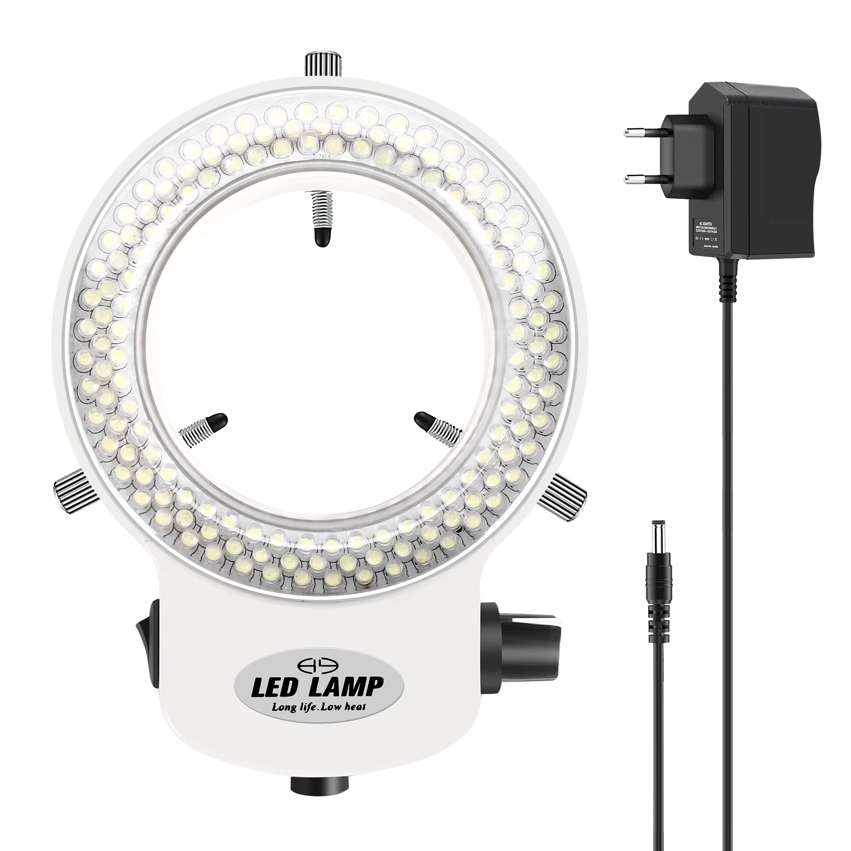 144 LEDs Ring light Ring Light for mini scope lamp light 6000K 0-100% adjustable White