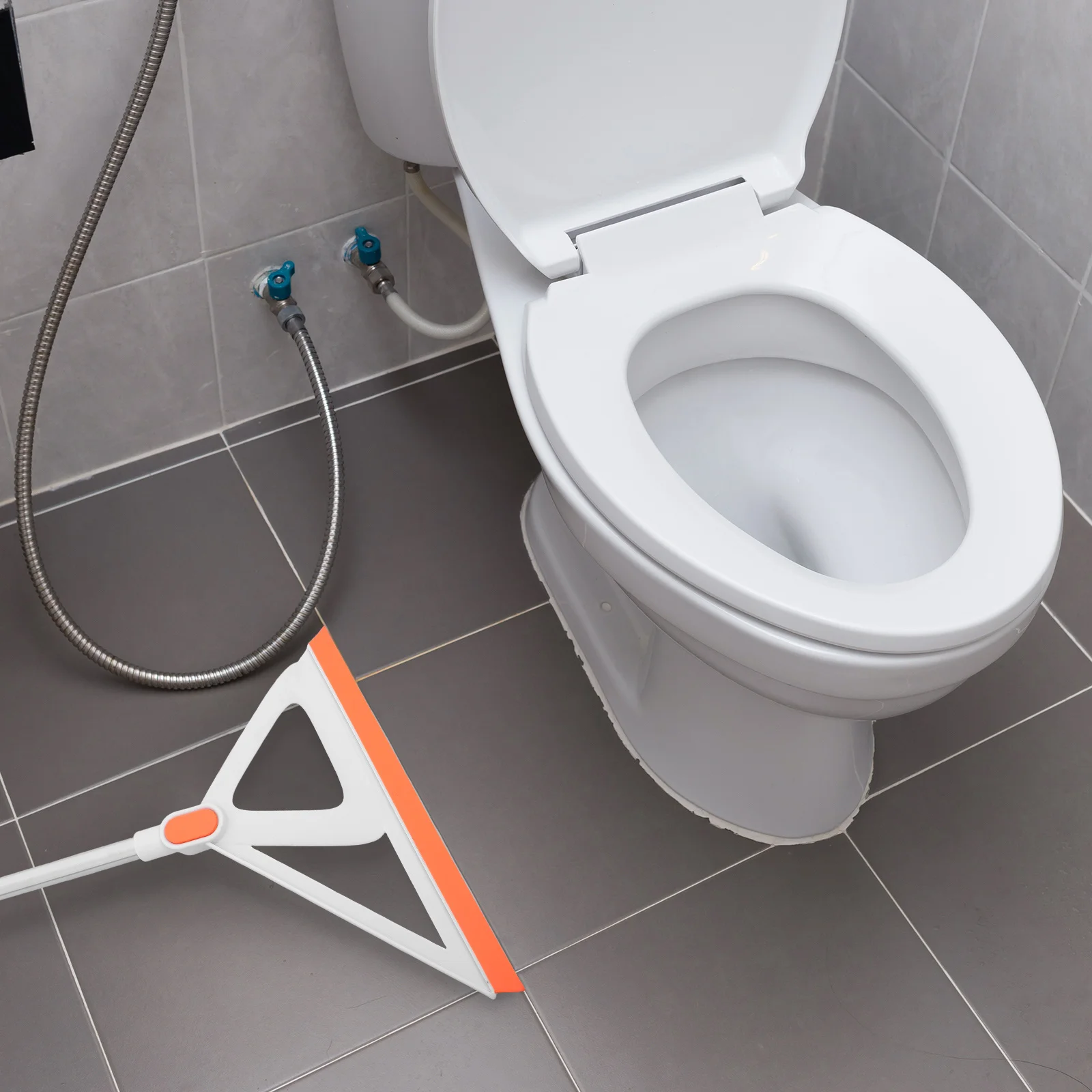 

Floor Squeegee Broom Tile Floor Scrubber Deck Brush Home Cleaning Tool Lightweight Easy Use Durable Plastic Material Shower