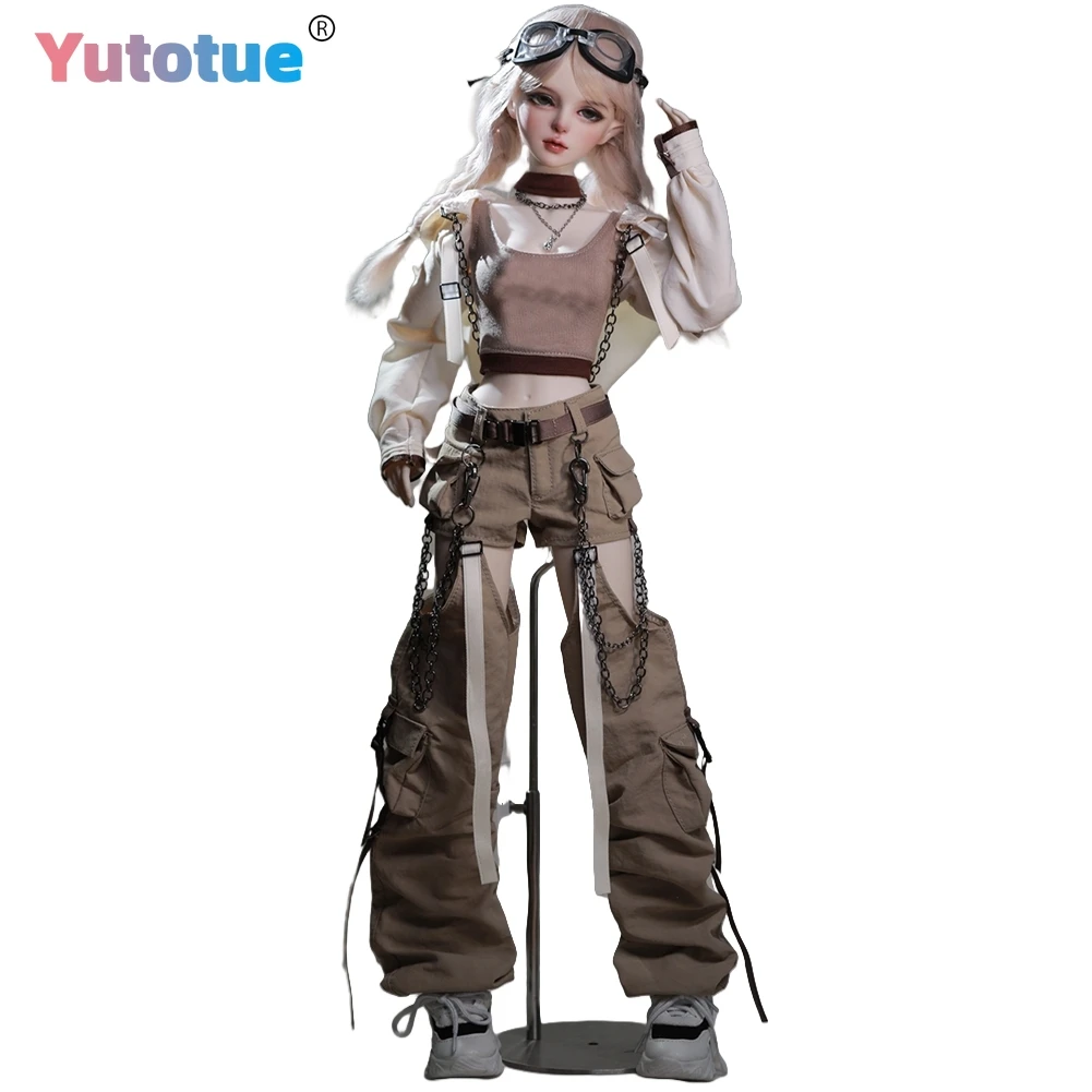 YUTOTUE 1/3 BJD Doll Toy 22 inch Height Fashion Female Doll with Removable Outfits Suit Handpainted Makeup