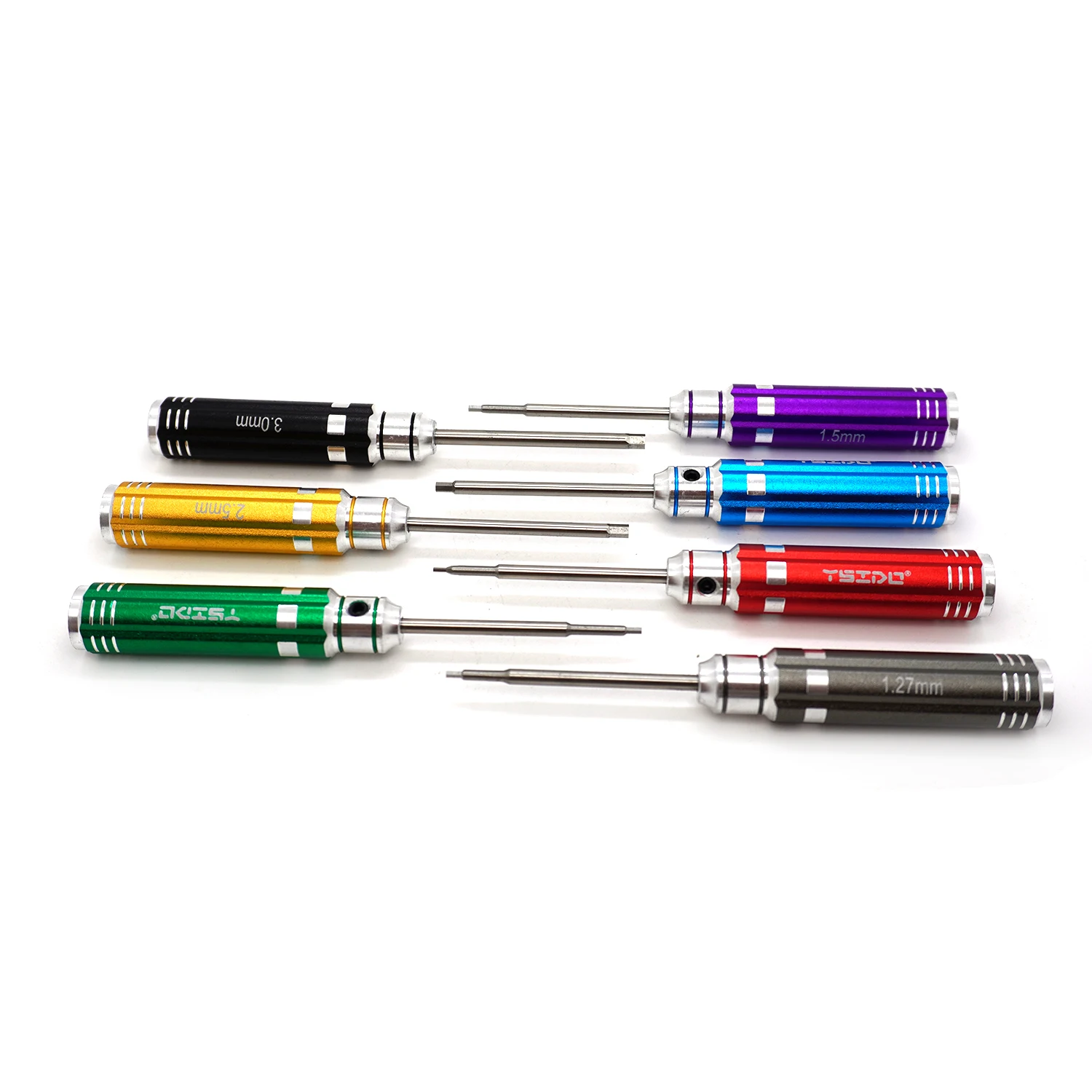 YSIDO 0.9/1.27/1.3/1.5/2.0/2.5/3.0mm Staal Hex schroevendraaier Gereedschap Kit voor RC Auto Boot Helikopter Vliegtuig Drone Vliegtuigen Model