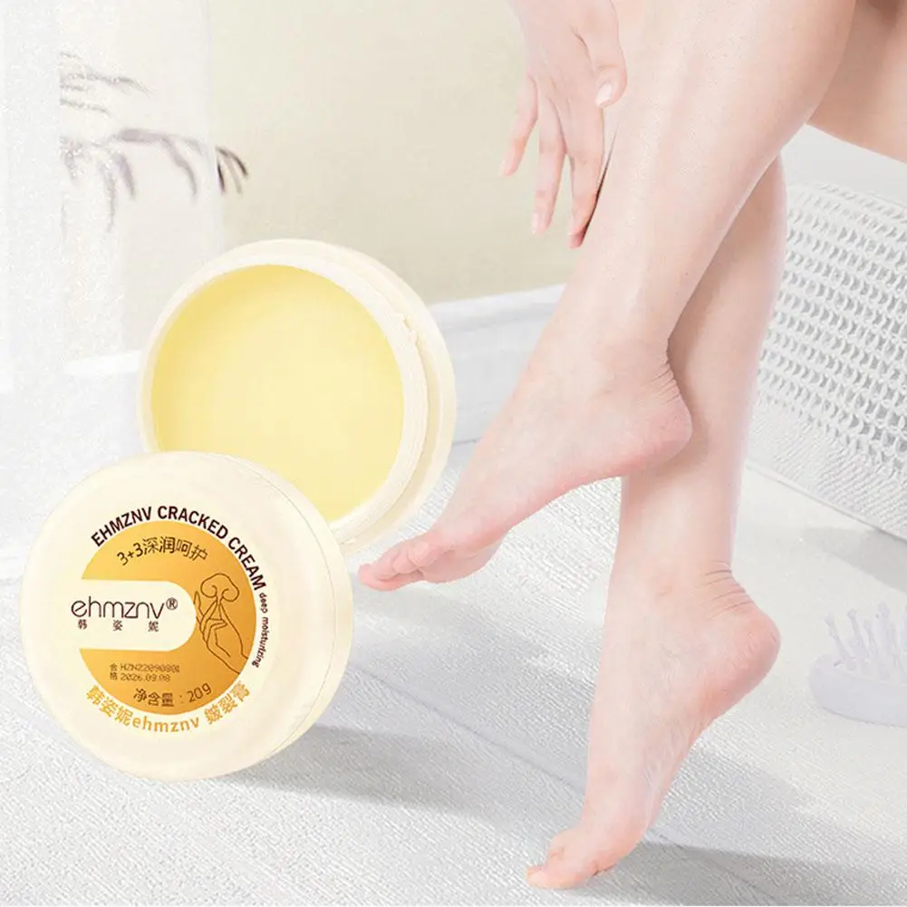 Crème réparatrice pour les pieds craquelés, anti-séchage, hydratante, douce, élimination de la fréquence, soin de la peau, des mains et des pieds