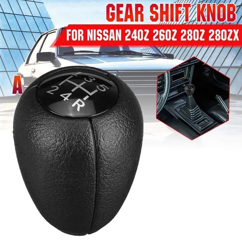 5 Speed Manual Gear Shift Knob Shifter Lever Handle Gear Stick Head for Nissan Safari Patrol Y60 GQ